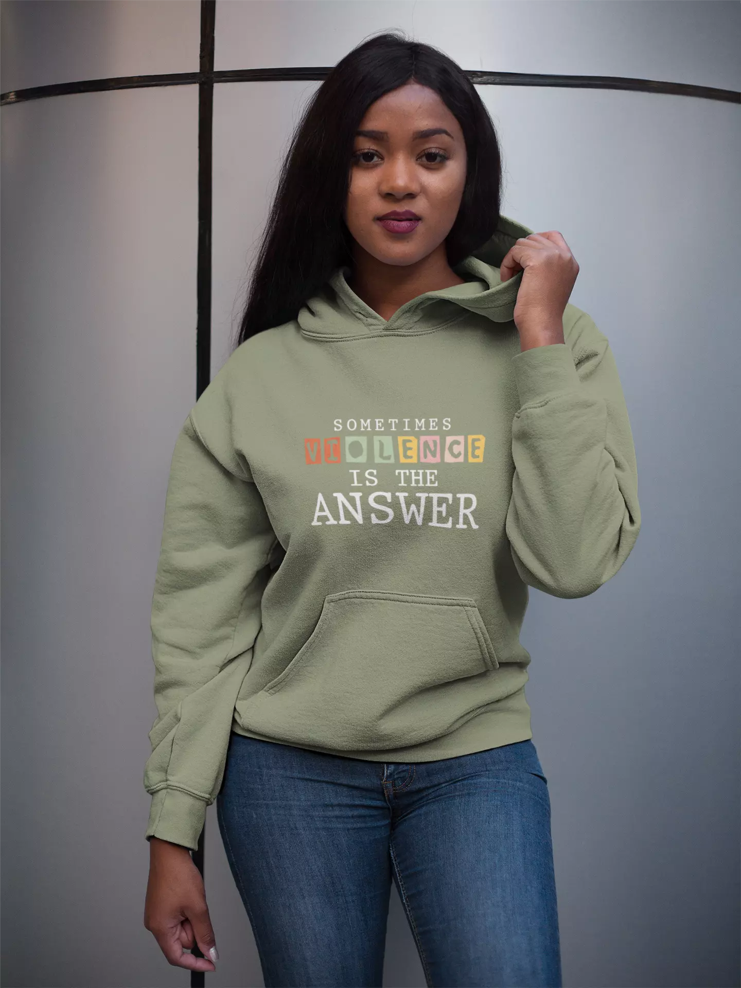 "Sometimes Violence is the Answer" Unisex Hoodie