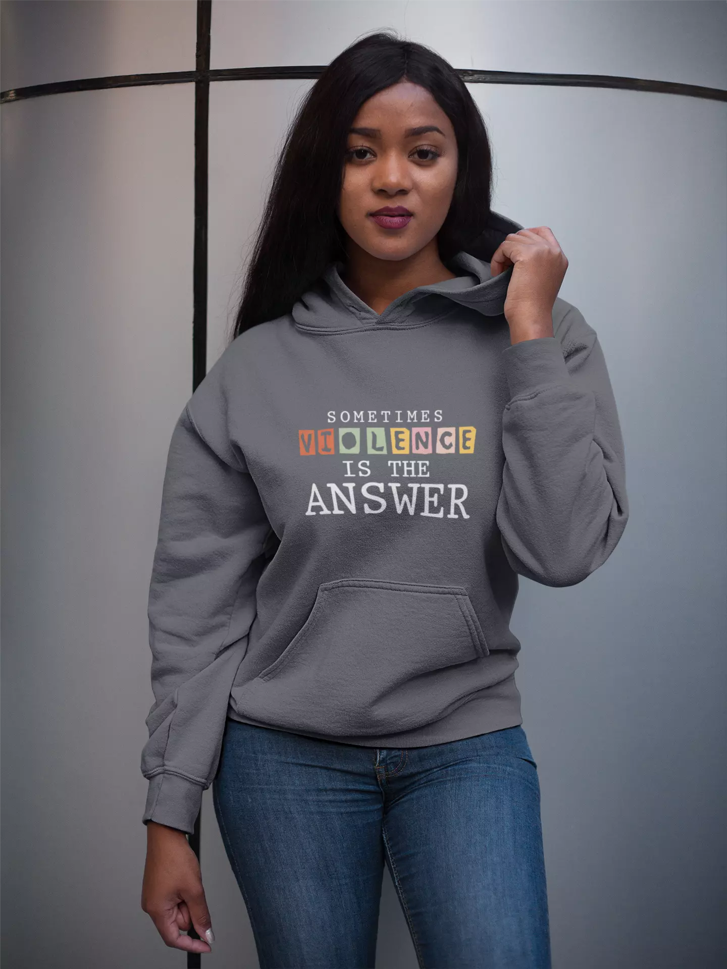 "Sometimes Violence is the Answer" Unisex Hoodie