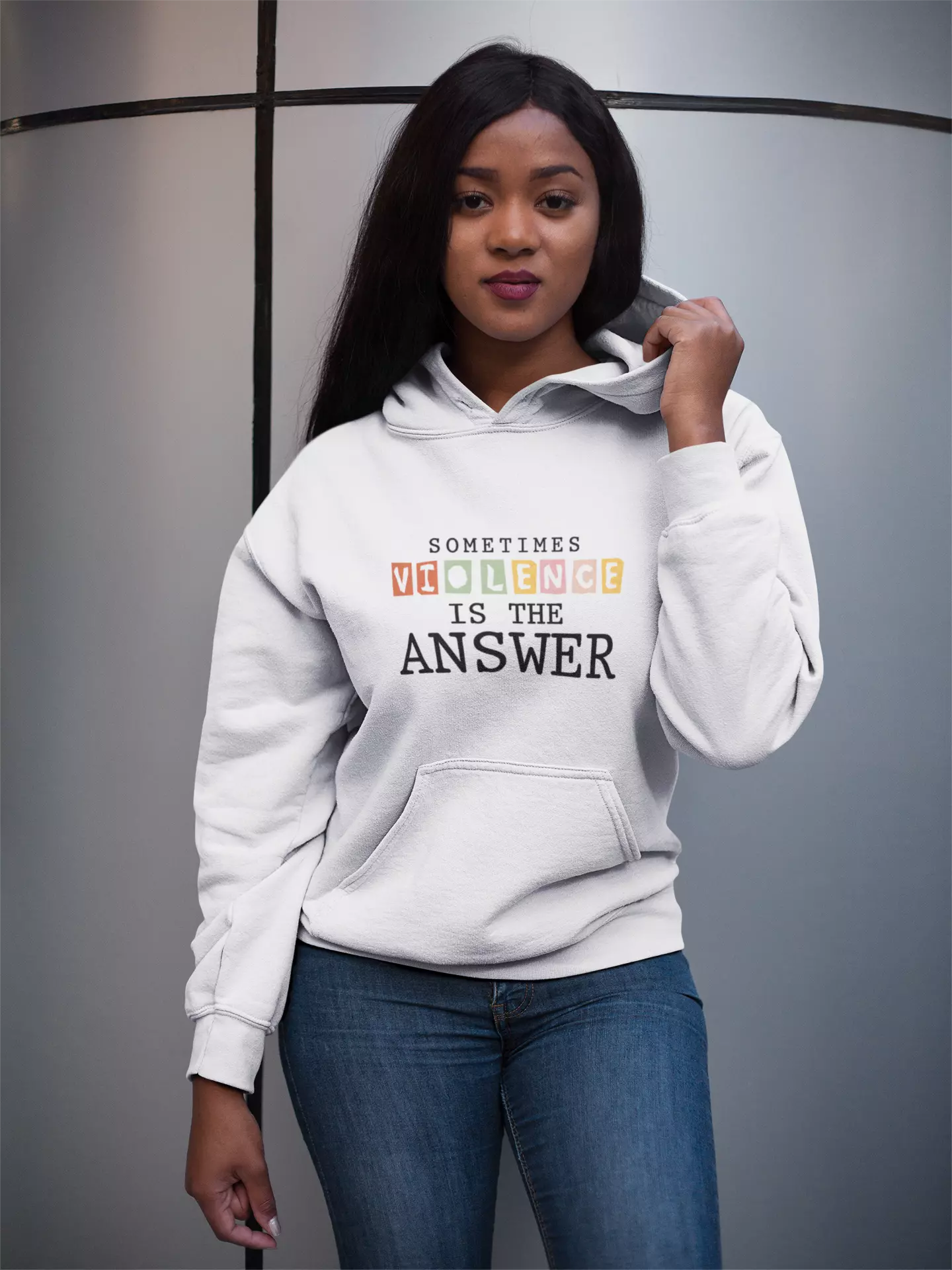 "Sometimes Violence is the Answer" Unisex Hoodie