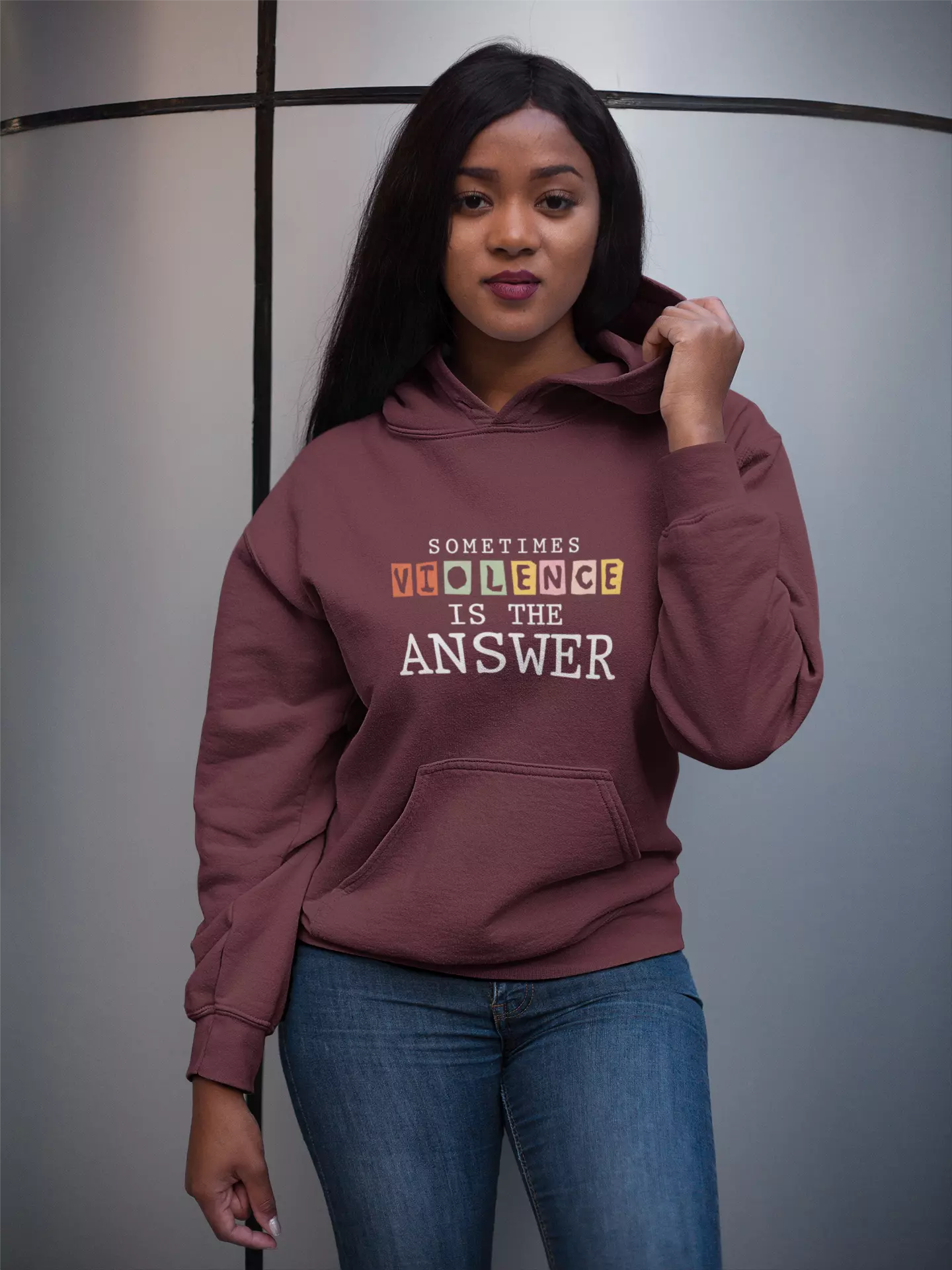 "Sometimes Violence is the Answer" Unisex Hoodie