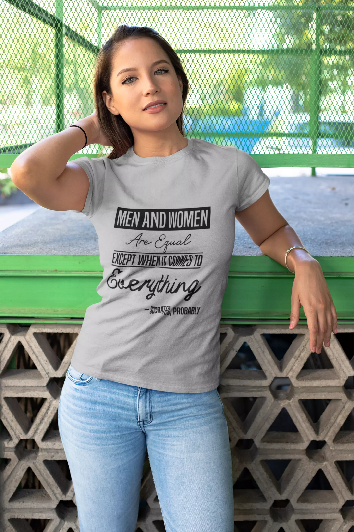 "Men and Women are Equal" Unisex t-shirt