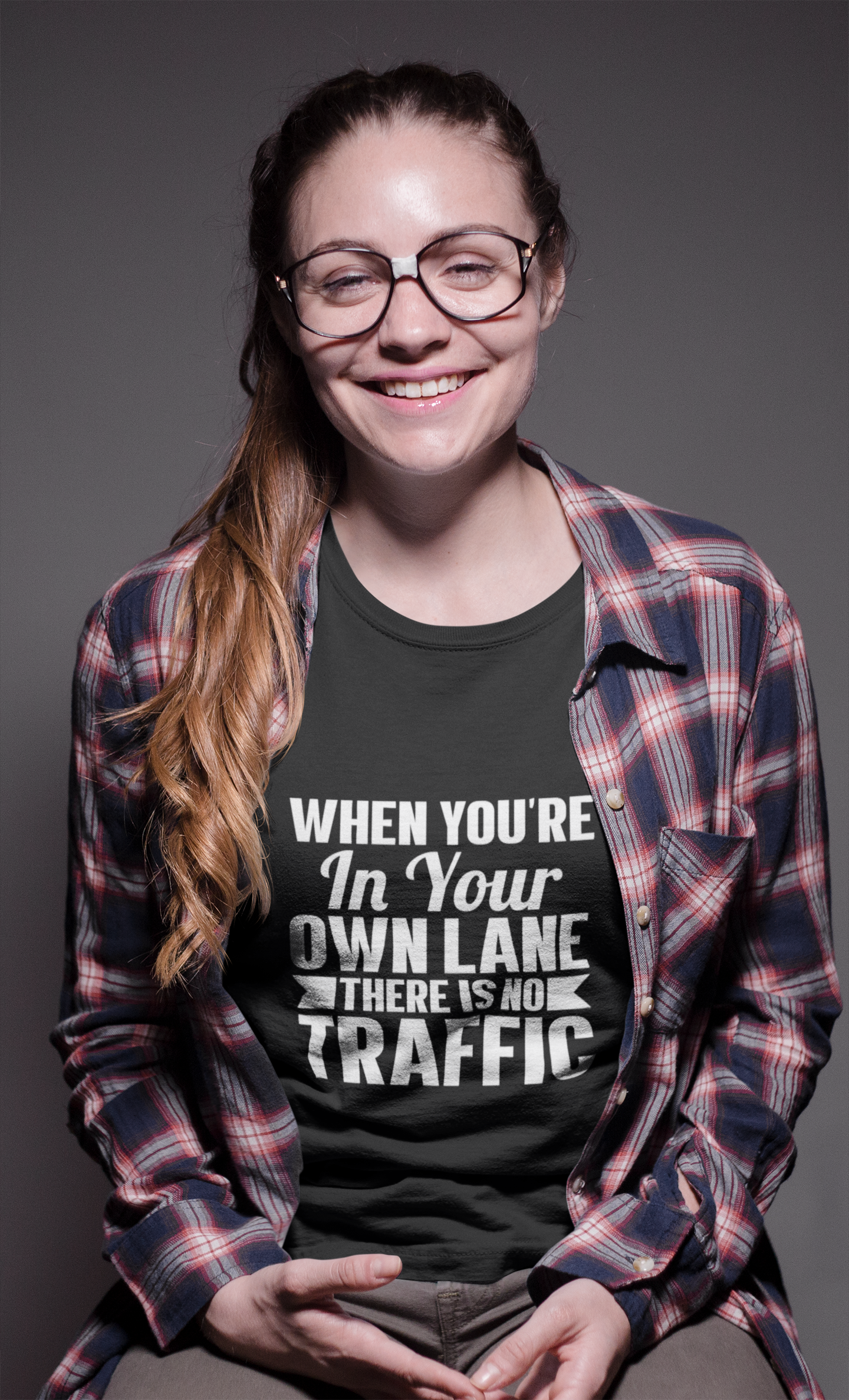 When you're in your own lane Unisex t-shirt