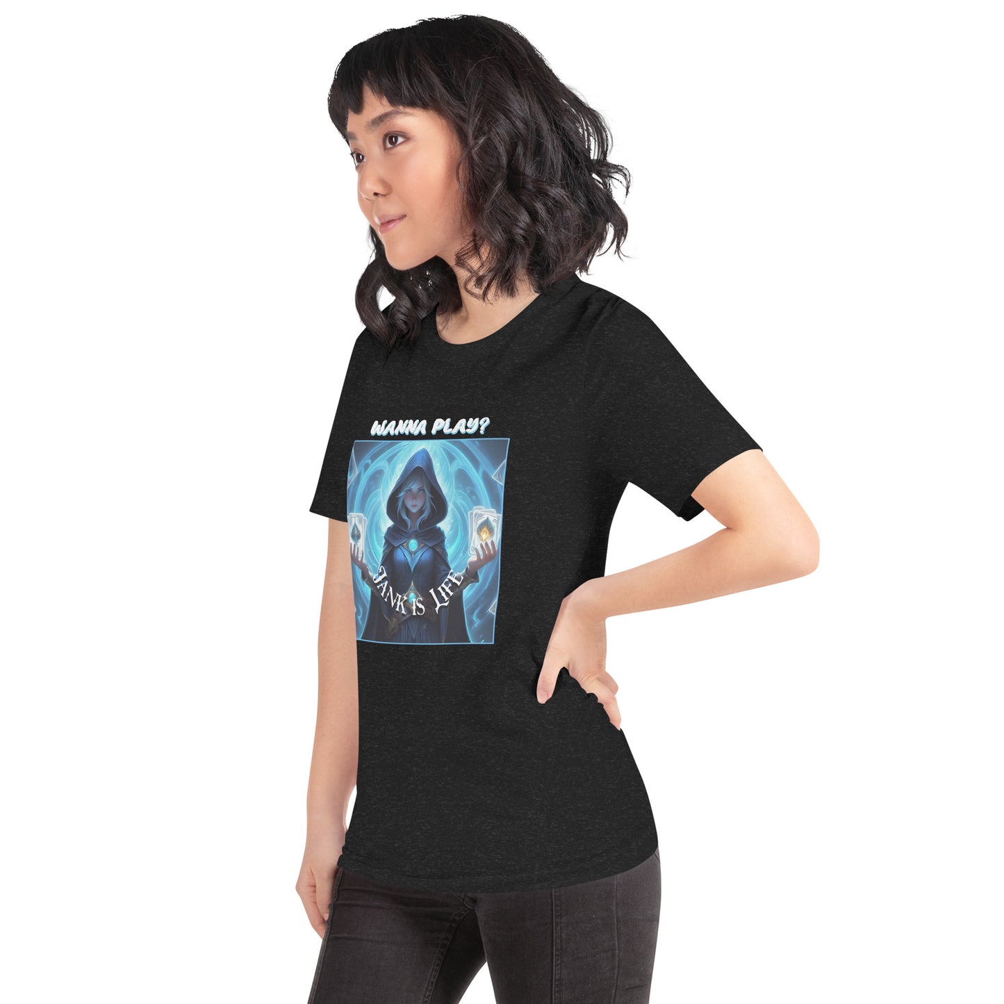 Jank is Life Graphic (female char.) Unisex t-shirt