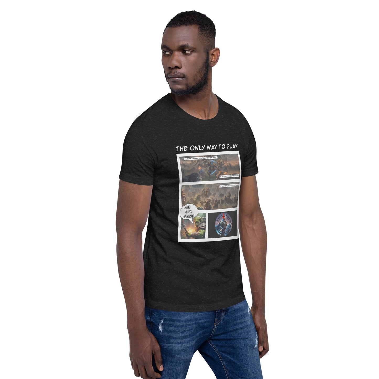 Me Go Face Graphics Unisex t-shirt